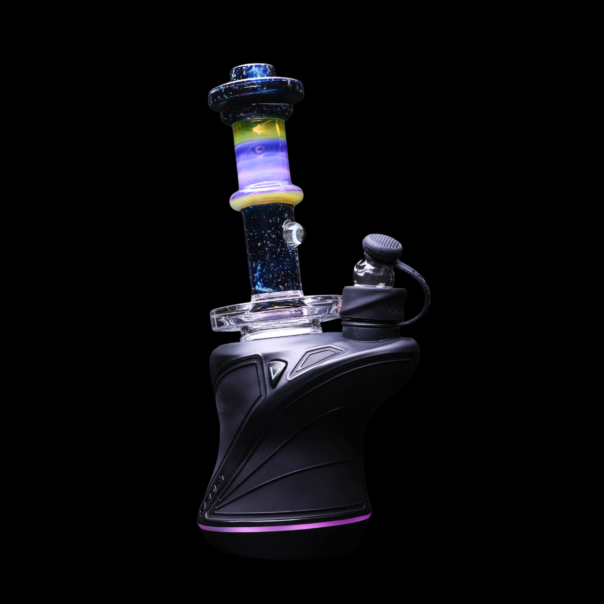 Discobox Glass CARTA Dry Opal Top Purple
