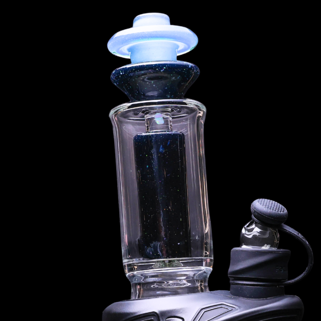 Discobox Glass CARTA Opal Top Light Blue