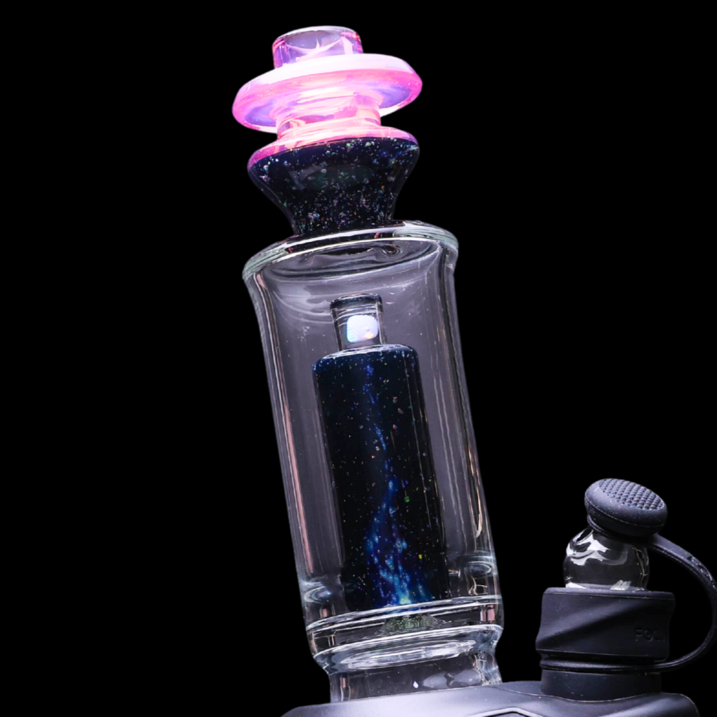 Discobox Glass CARTA Opal Top Pink