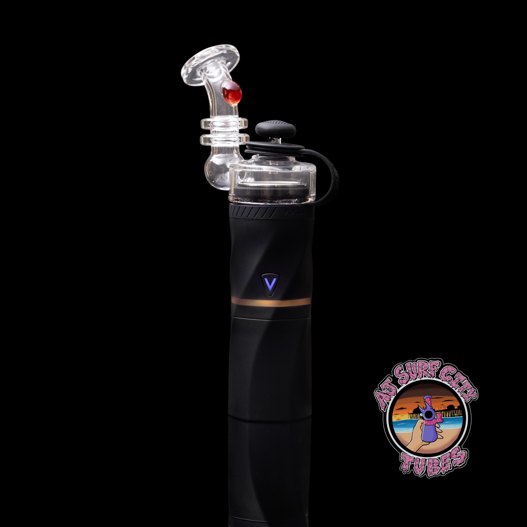 AJ Surf City AERIS Dry Top Clear w/ Red