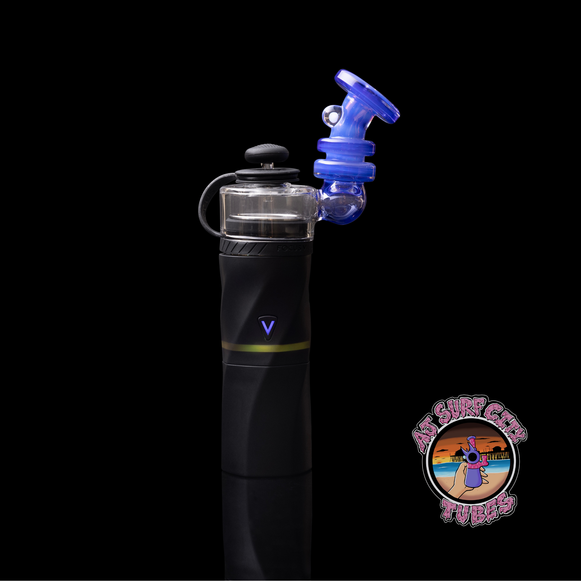 AJ Surf City AERIS Dry Top Worked Blue