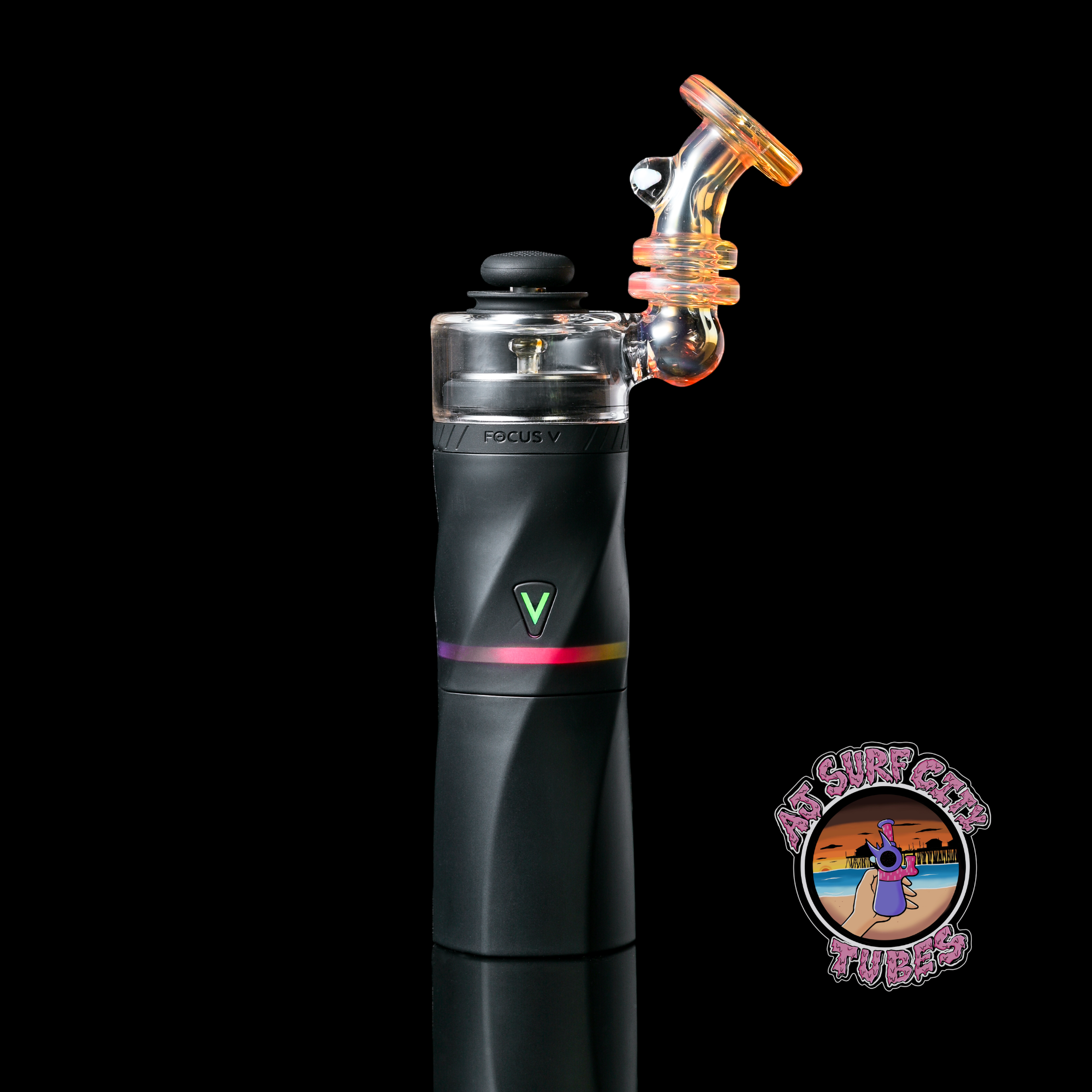 AJ Surf City AERIS Dry Top Worked Orange