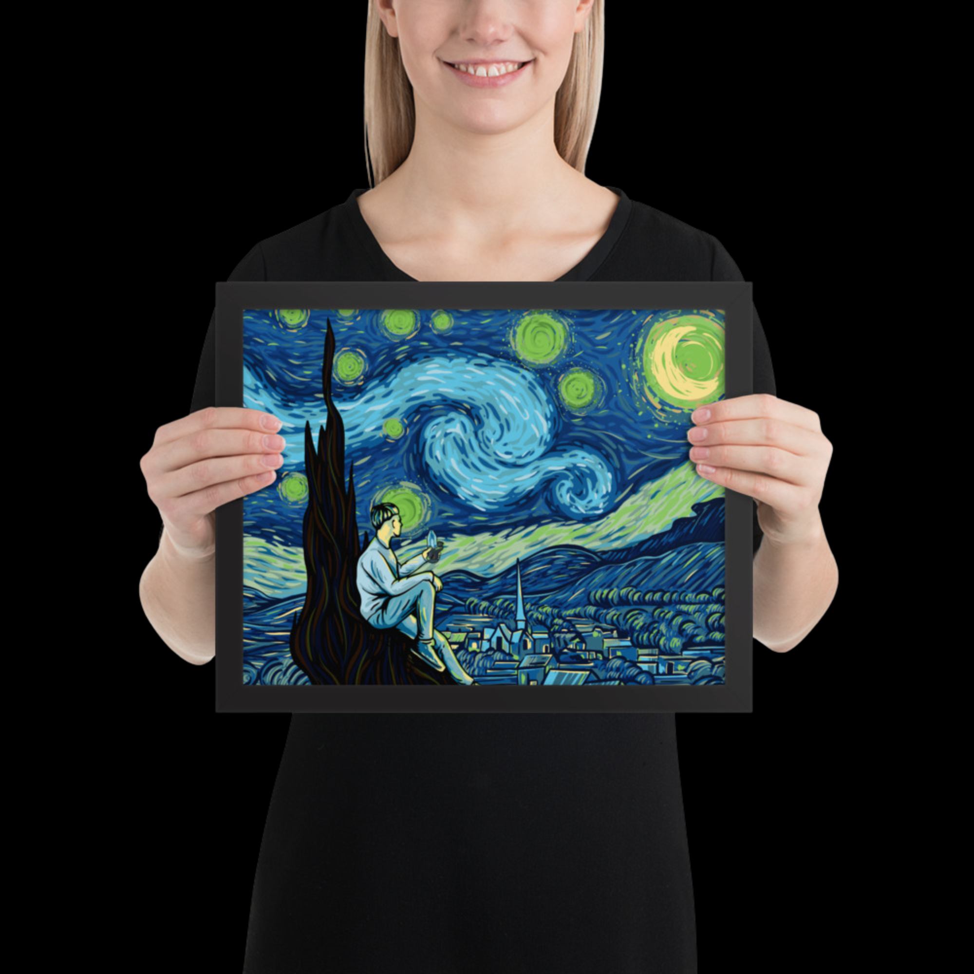CARTA Starry Night – Framed Art Print