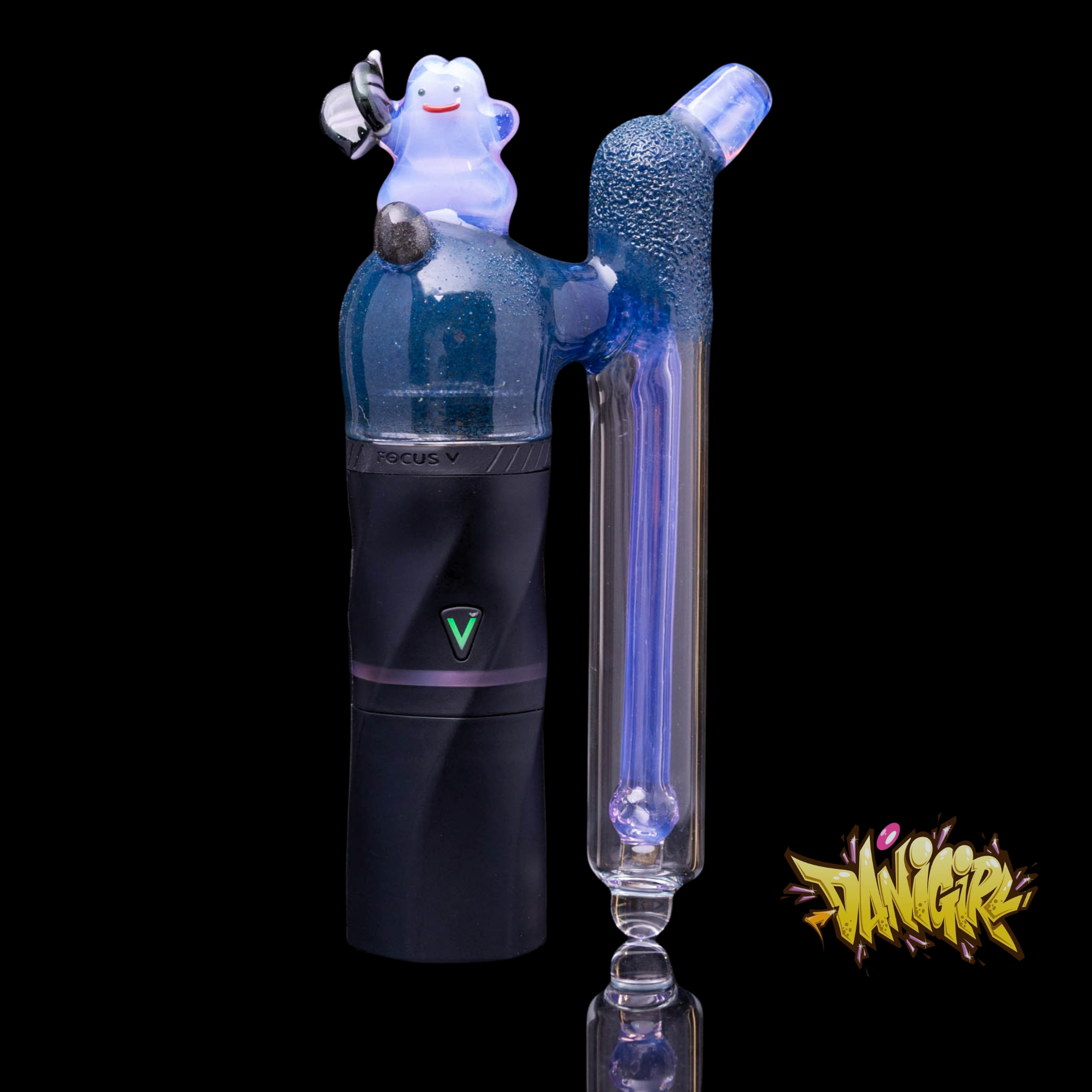 Dani Girl Glass AERIS Top - Navy Ditto