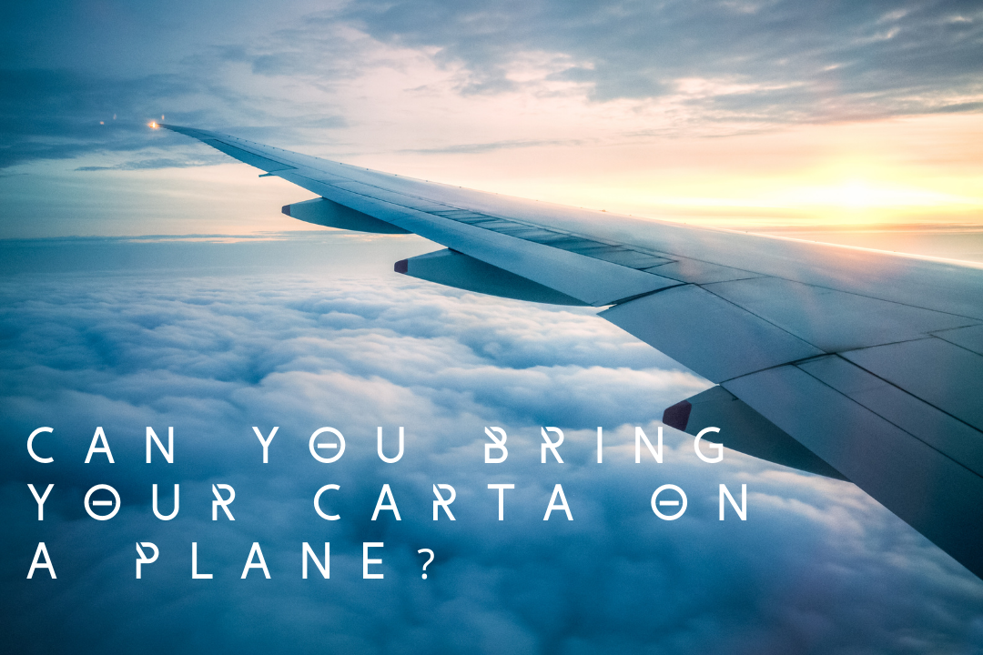 Can You Bring Your CARTA On A Plane?