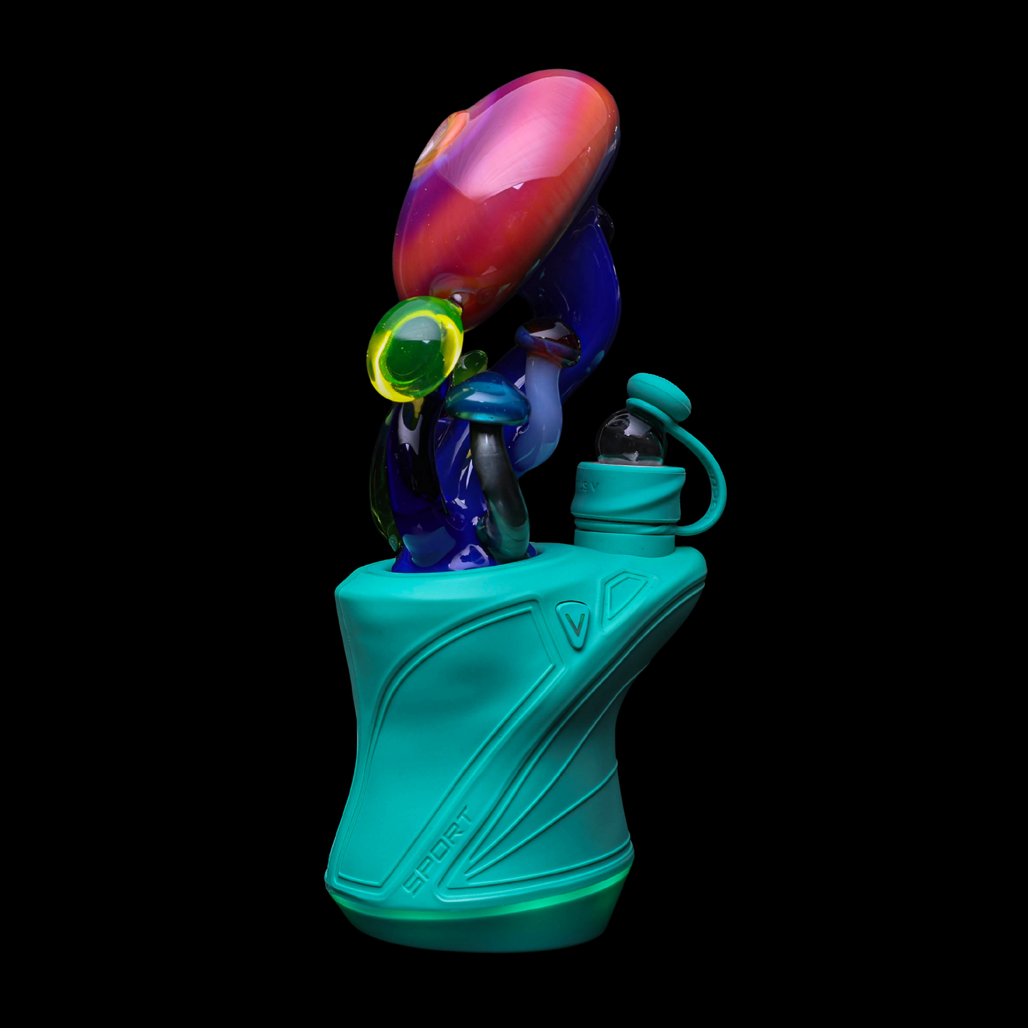 Carsten Glass CARTA Top - Mushroom Blue