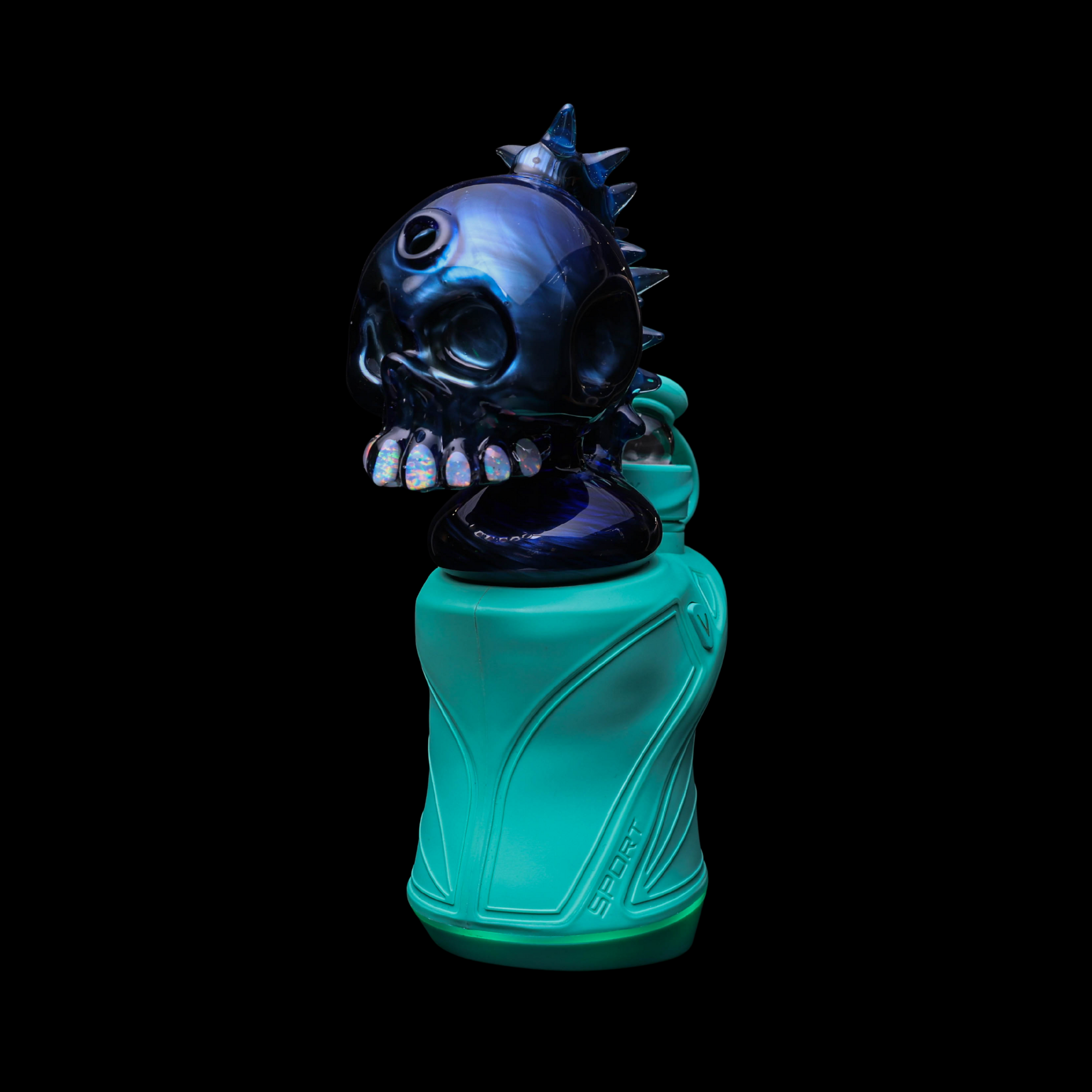 Carsten Glass CARTA Top - Skull Blue
