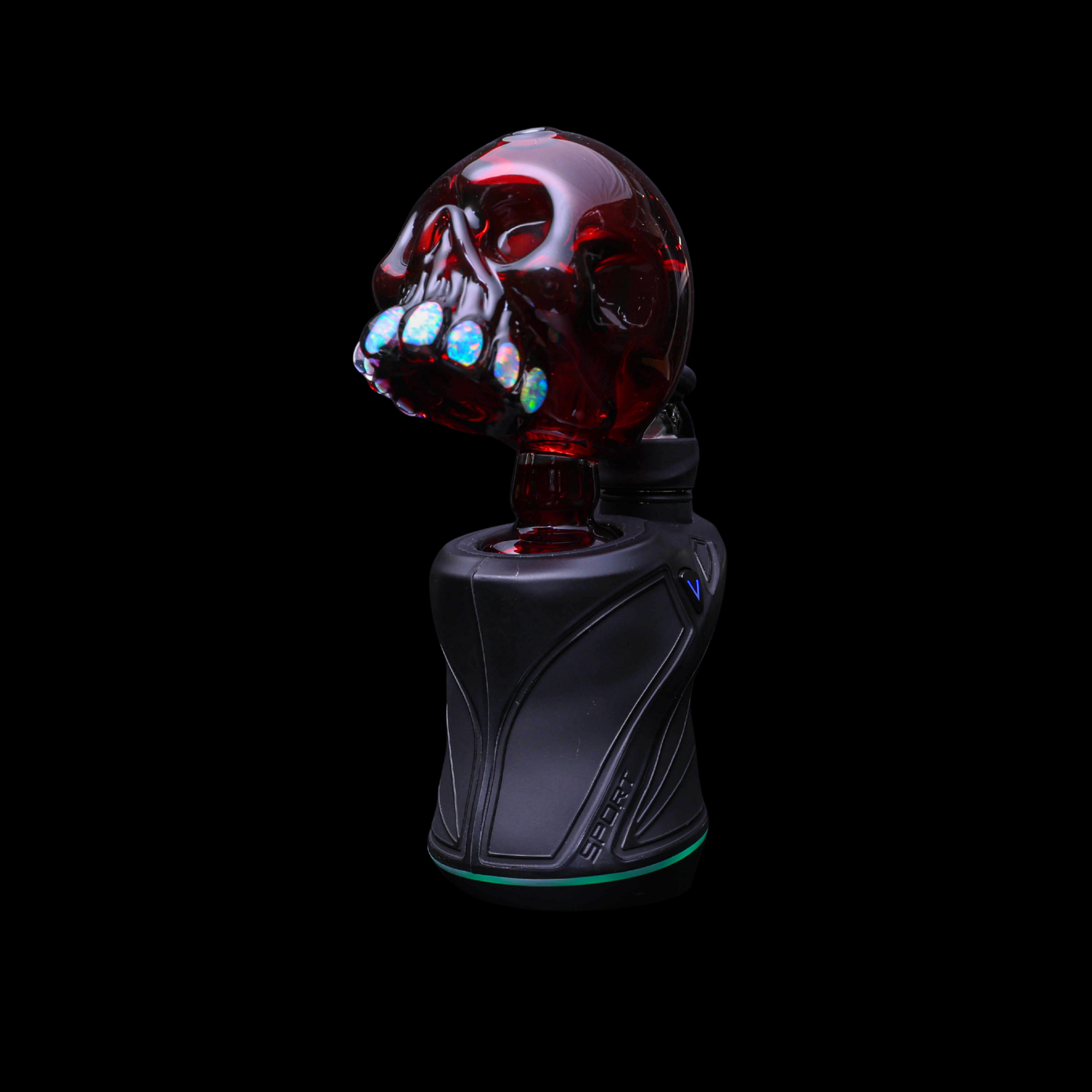 Carsten Glass CARTA Top - Skull Red