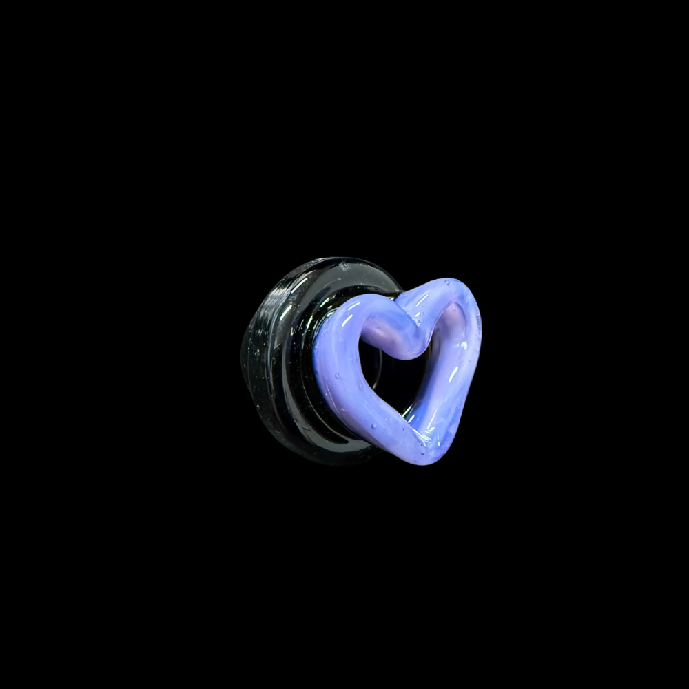 Saki Heart Carb Cap Blue & Purple