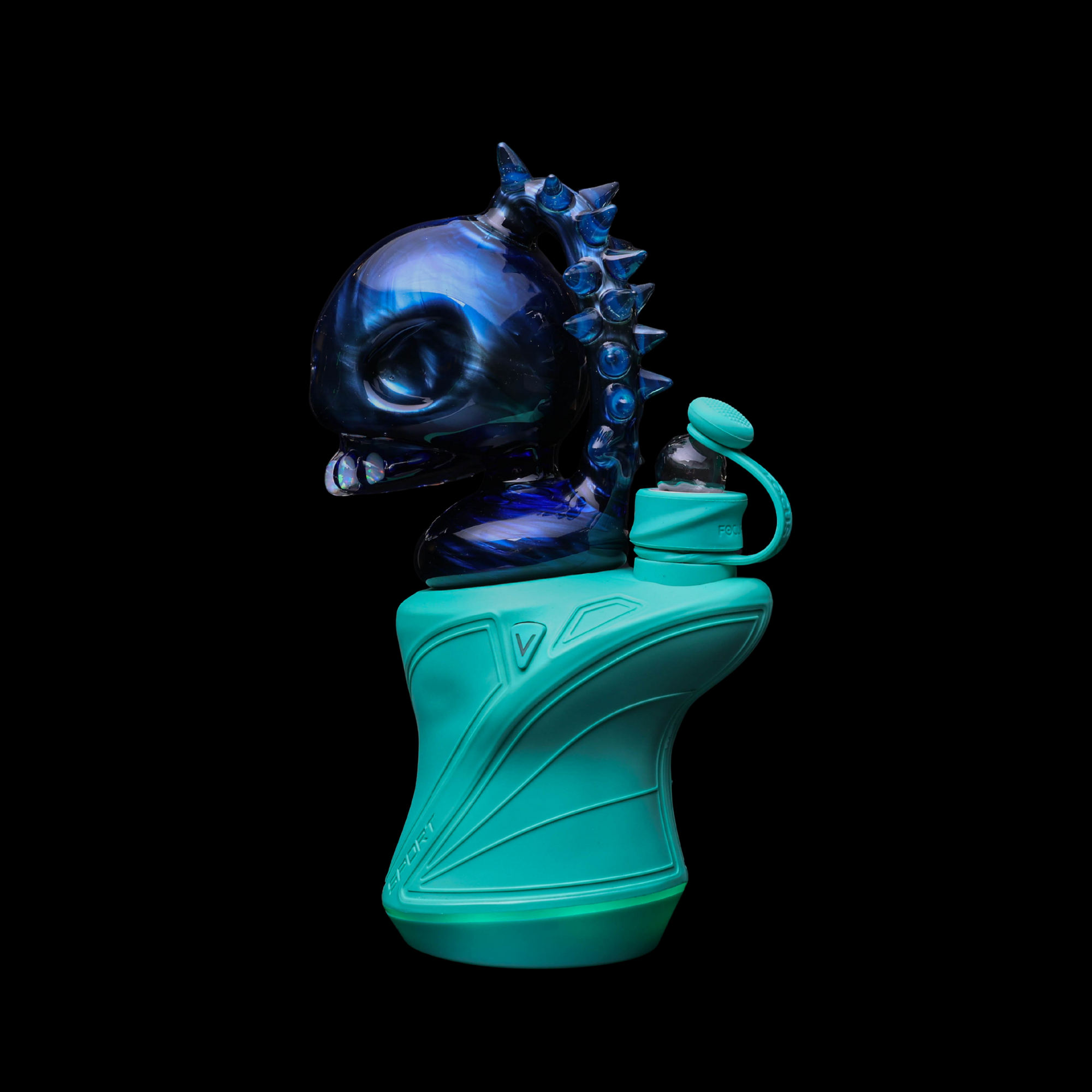 Carsten Glass CARTA Top - Skull Blue