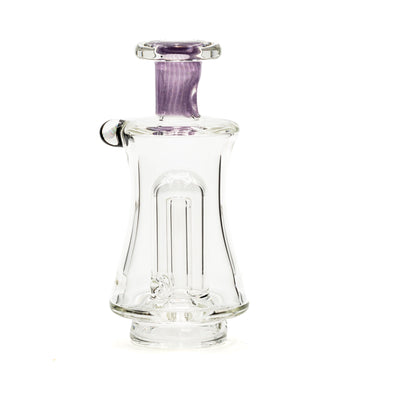 AJ Surf City Worked Neck Glass Top Transparent Purple