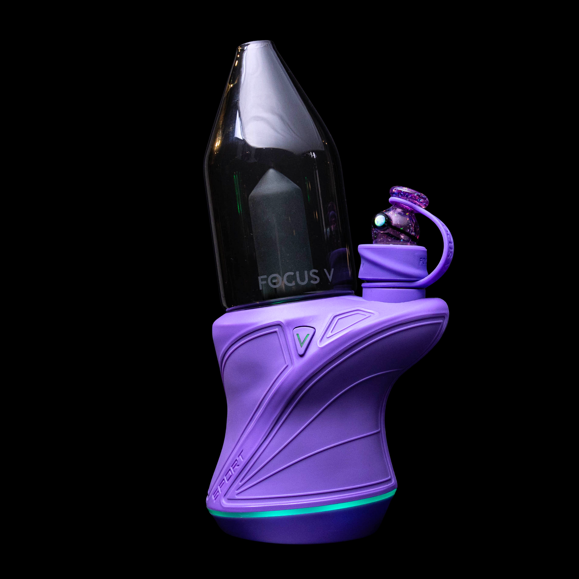 Dani Girl Glass Pokeball Bubble Cap - Lilac