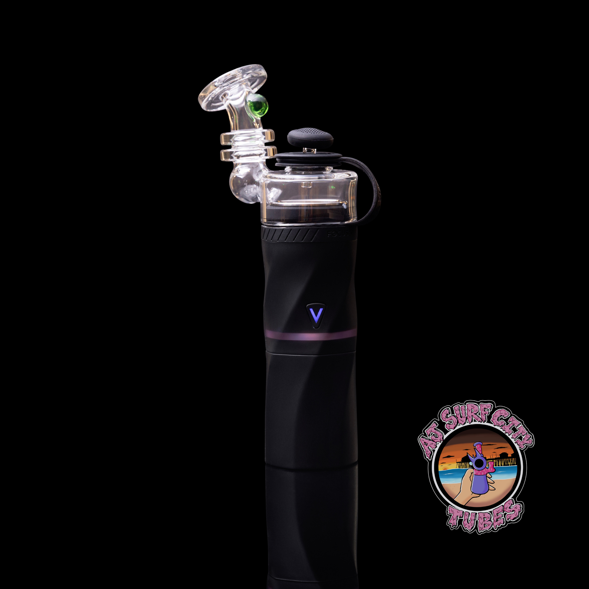 AJ Surf City AERIS Dry Top Clear w/ Green