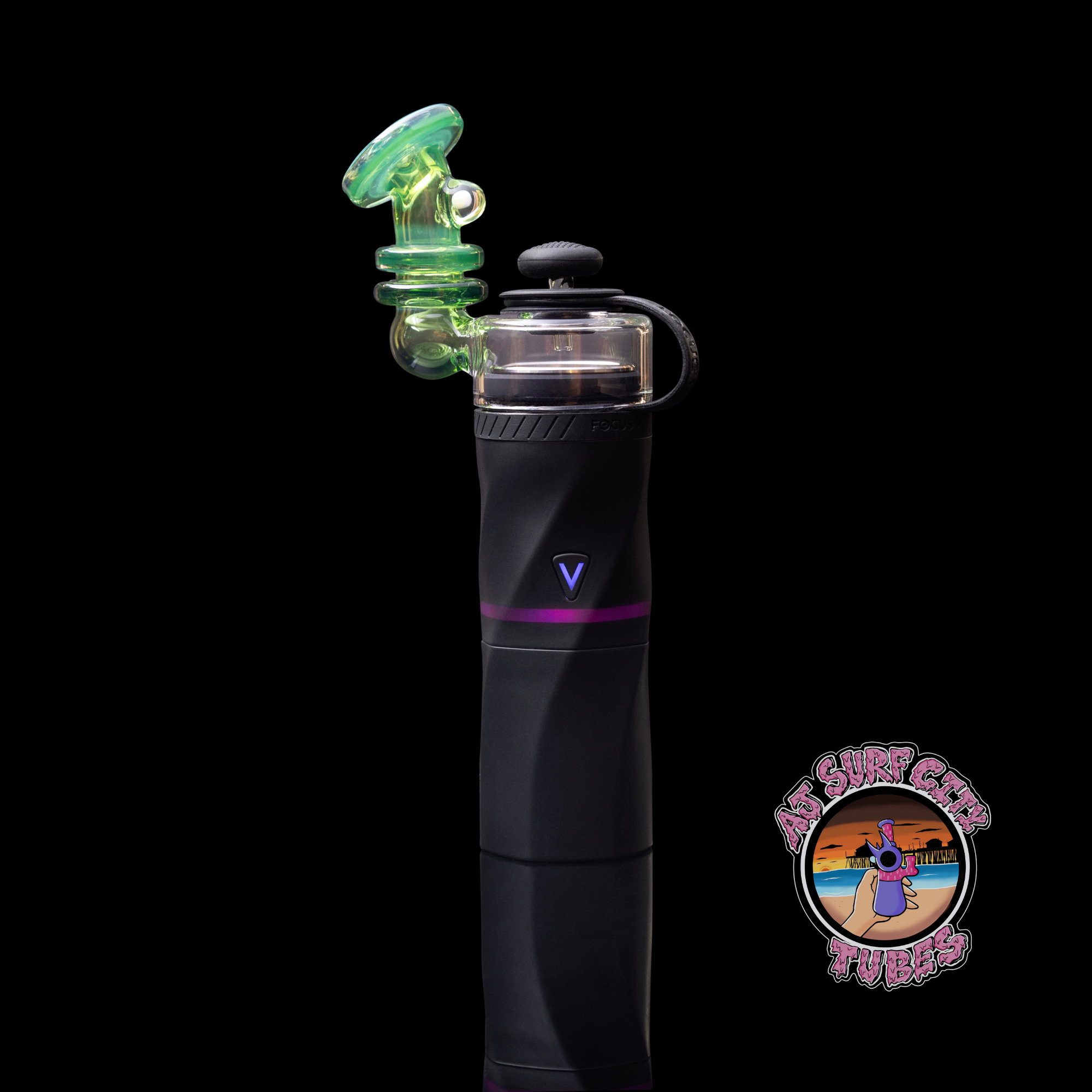 AJ Surf City AERIS Dry Top Worked  Green