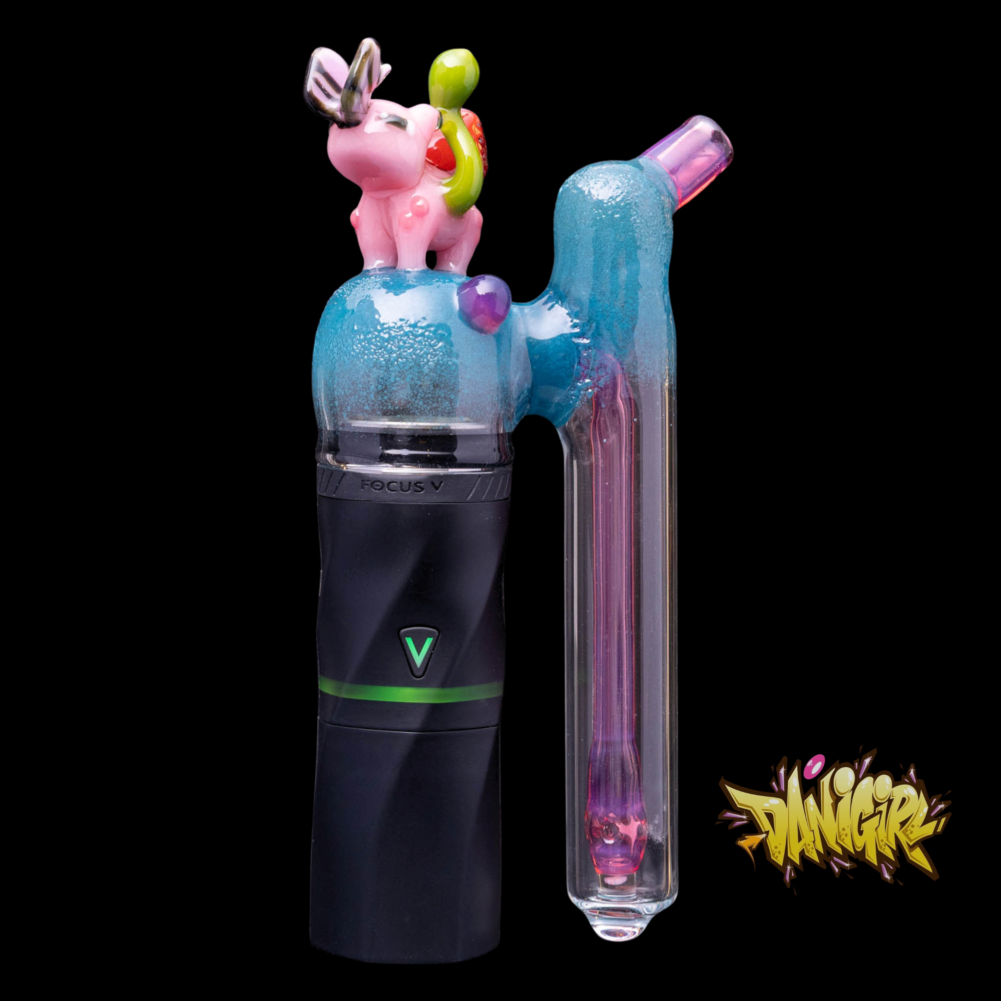 Dani Girl Glass AERIS Top - Teal Bulba