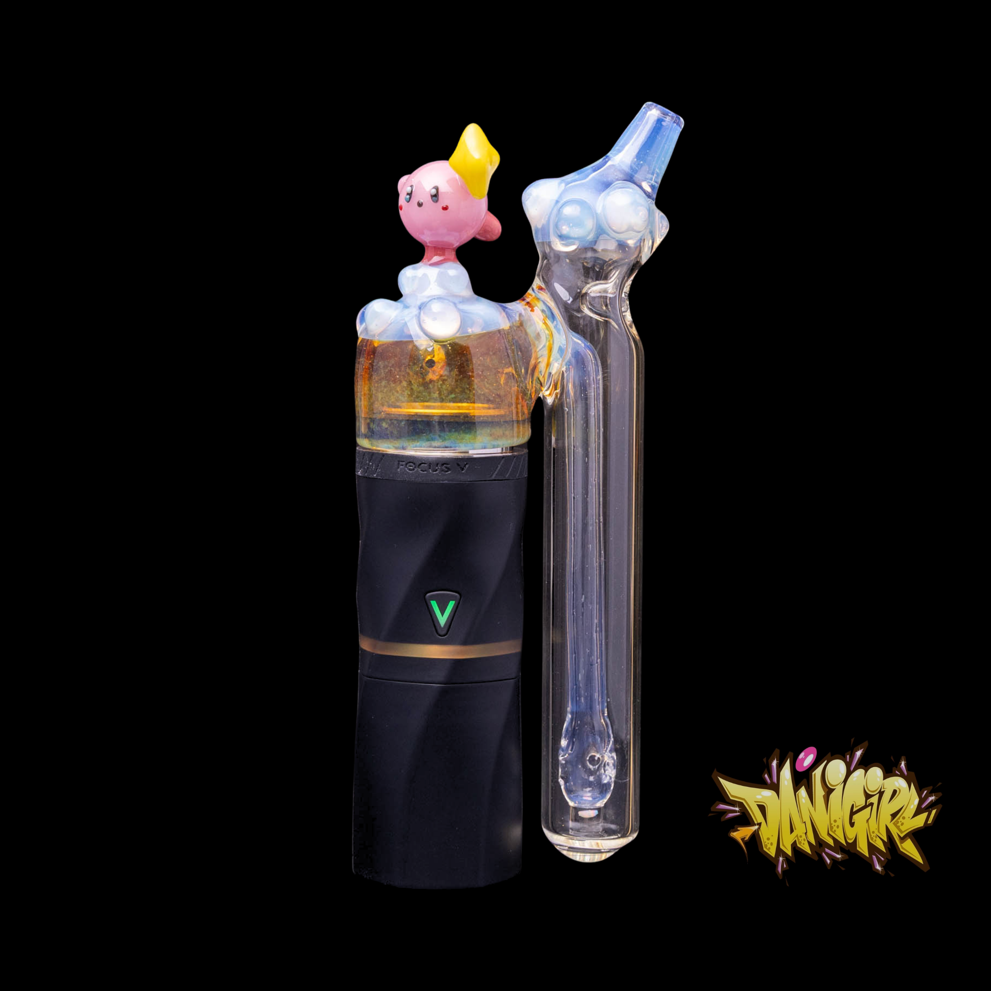 Dani Girl Glass AERIS Top - Yellow Kirby