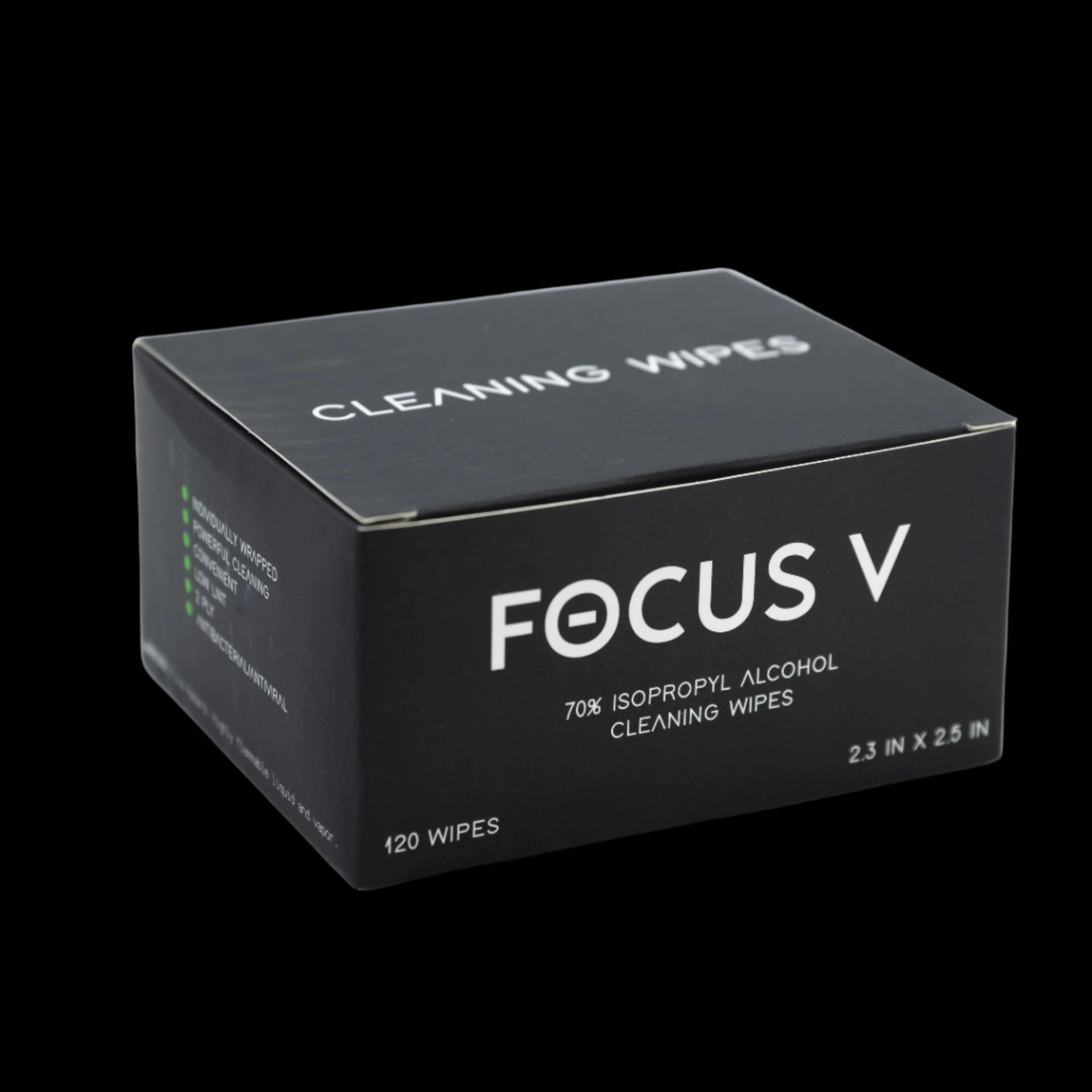 Focus V ISO Wipes 120ct