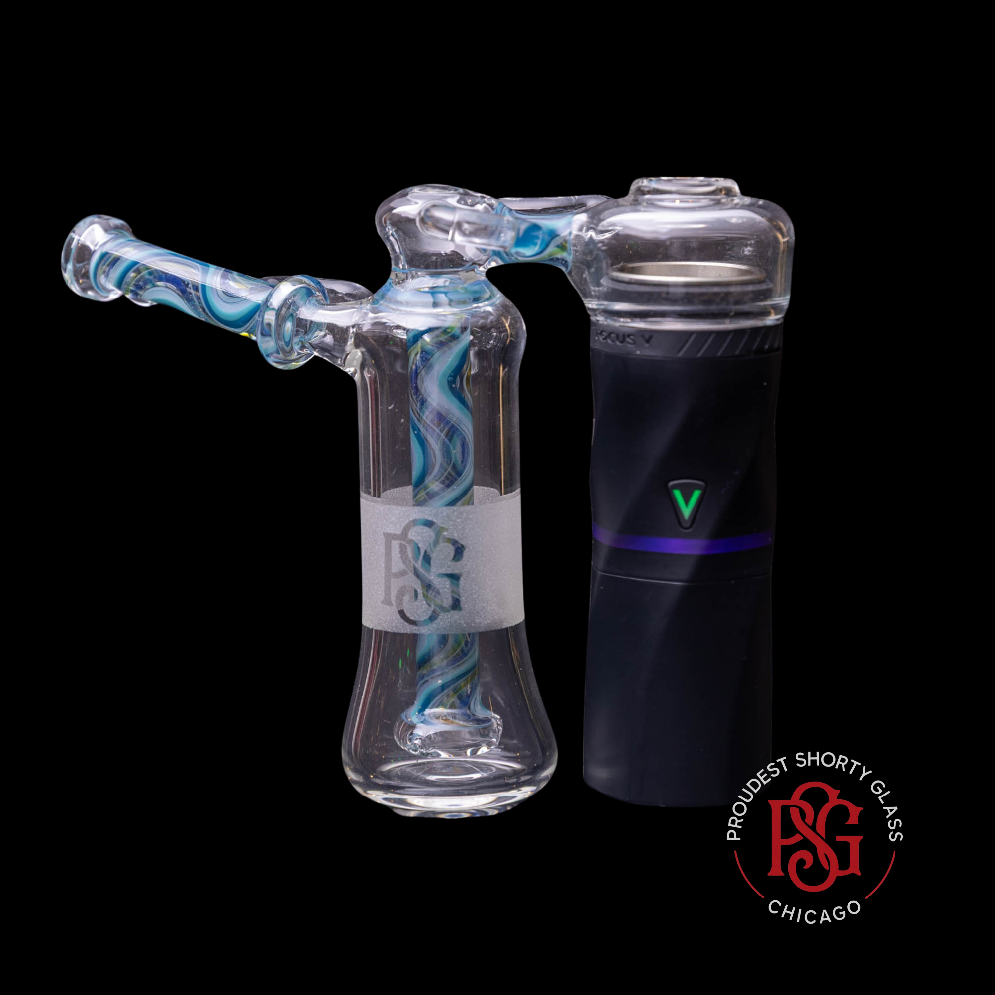 PSG Glass AERIS Chugger - Ripple Sky Blue