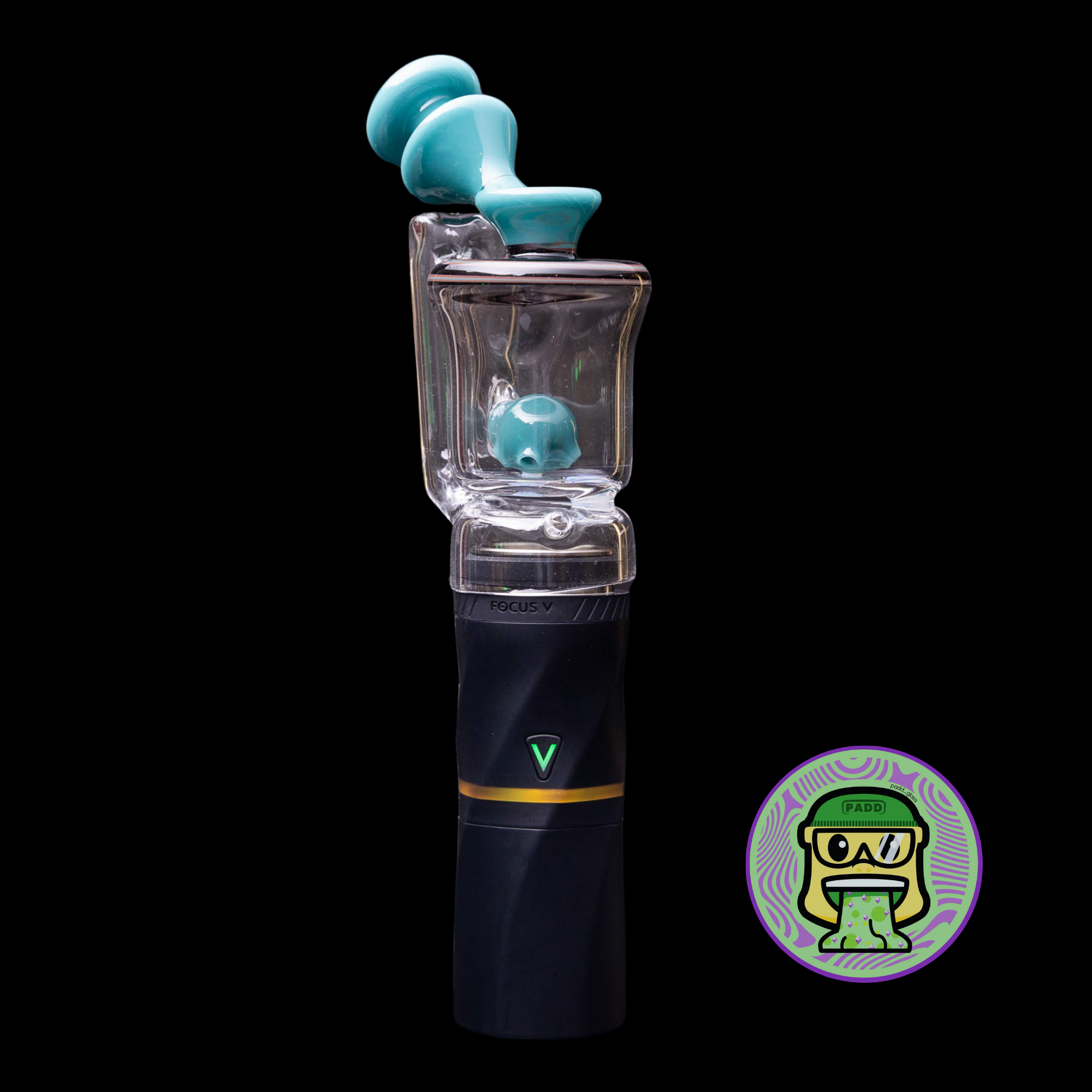 Padd Glass AERIS Bubbler - Turquoise