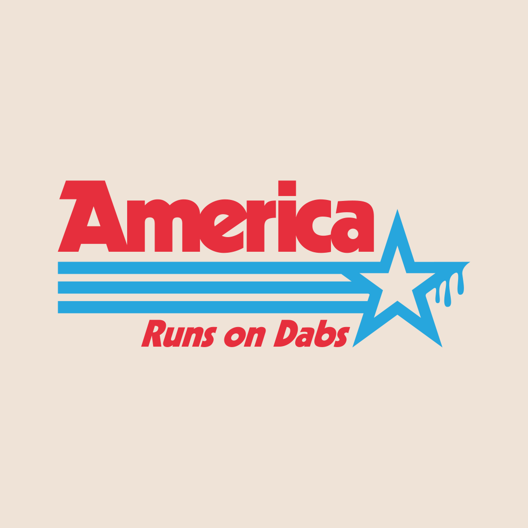 Funny retro Focus V screensaver with the text “America Runs on Dabs.” Playful design perfect for Focus V CARTA fans.